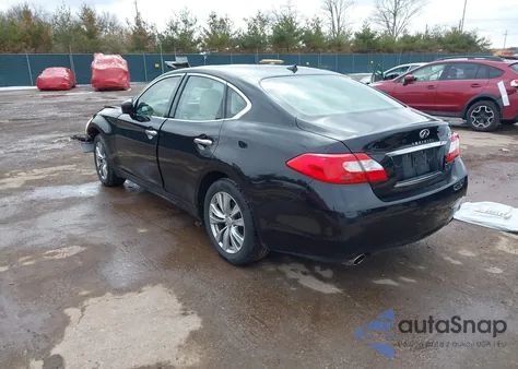 2012 Infiniti M37X z USA, uszkodzony, nr VIN JN1BY1AR9CM394232